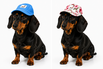 Niedliche Baseballkappe für Hunde & Katzen – Sonnenhut mit Schirm für kleine Hunde und Welpen