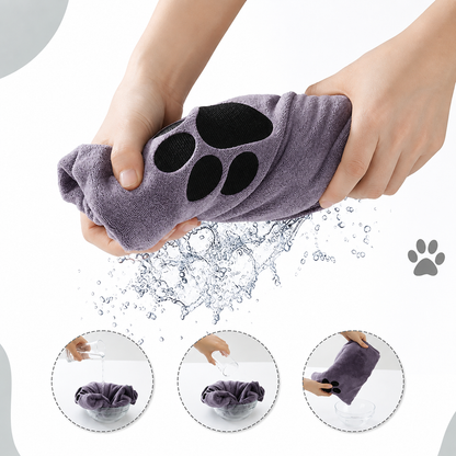 Super saugfähiges Mikrofaser-Hundehandtuch – weich, praktisch & vielseitig